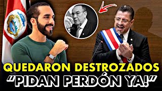 Presidente de Costa Rica DESTROZA en su discurso a los POLITICOS que trataron de HUMILLAR A BUKELE🔥 [upl. by Rintoul]