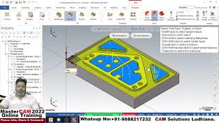 Mastercam 2022 3D programming  Mastercam 2022 tutorial for beginners [upl. by Chil]