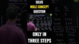 Solve Mole Concept Question  Only in Three Steps [upl. by Airdnas]