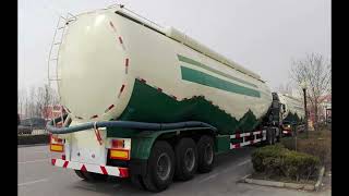 3 Axles Bulk Cement Trailer for sale [upl. by Caneghem]