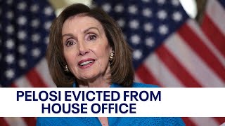 Pelosi evicted from House office by interimspeaker [upl. by Arsuy]