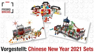 3 neue Sets inklusive ModularGarten  Chinese New Year 2021  LEGO News [upl. by Woodall]