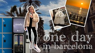 exploring Barcelona what happened when i visited Sant Cugat amp Esade University [upl. by Yellek]