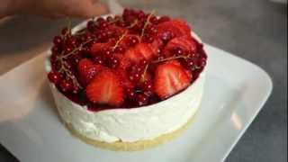 Recette  Cheesecake express sans cuisson aux fruits rouges par Bridélice [upl. by Flore656]