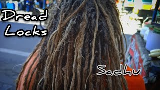 A sadhu having beautiful dreadlocks hair  Dread locks series  Indian sadhu [upl. by Modeste]