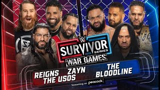 WWE 2K24 TEAM ORIGNAL BLOODLINE VS TEAM NEW BLOODLINE MATCH GAMEPLAY  WWE 2K24 LIVE STREAM [upl. by Gerc]