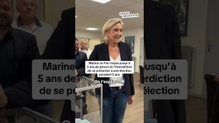 Procès du RN  voici le peine requise par le parquet contre Marine Le Pen [upl. by Blockus]