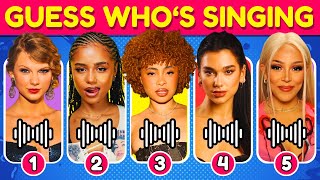 Guess Whos Singing ✅🎤 TikToks Most Viral Songs Edition 📀🎵 Ice Spice Taylor Swift Tyla Doja Cat [upl. by Audi]