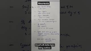 Anorexia prescription medicine for knowledge  consult with doctor before taking med Anorexia [upl. by Lolande]