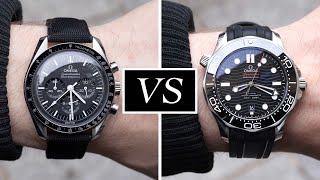 OMEGA Seamaster 300m VS OMEGA Speedmaster [upl. by Kirkpatrick]