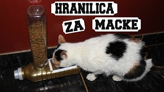 Kako napraviti hranilicu za macke  comedero para gatos [upl. by Norej]