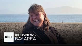 Pacifica woman becomes first to swim to Farallon Islands from Golden Gate Bridge [upl. by Nallac]