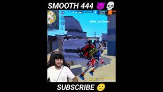 Smooth 444 😡💢 nonstopgaming 1vs4 gameplay 😤 ffshorts ajjubhai gyangaming totalgaming freefire [upl. by Ennaul]