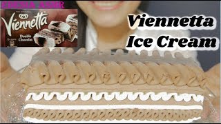 ASMR 咀嚼音 Viennetta Ice Cream Double Chocolate ビエネッタ 千層冰淇淋蛋糕 비엔네타 아이스크림 먹방 EATING SOUND [upl. by Anella]