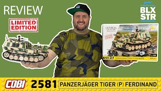 COBI 2581 amp 2583 Panzerjäger Tiger P Ferdinand SdKfz 184 💥 LIMITED EDITION ▶️ REVIEW amp HISTORY [upl. by Cilka765]