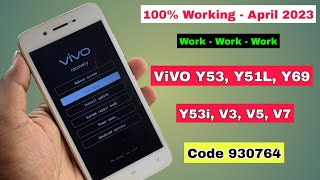 Vivo Y53 Y51L Y69 Y81 V3 V5 V7 Ka Lock Kaise Tode 100 NEW 2023 By Hard Reset Without Pc [upl. by Lleddaw481]