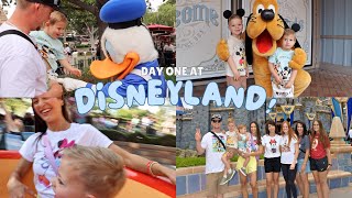 DISNEYLAND VLOG Day 1 Full day with 2 kids– their first time at Disneyland [upl. by Ayar175]