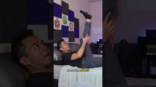 Stretches before sleeping bedyoga naturalpainrelief backpain [upl. by Ramraj]