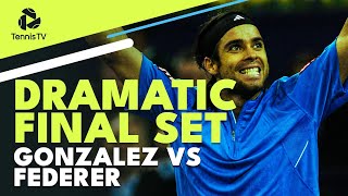 Roger Federer vs Fernando Gonzalez DRAMATIC Final Set  ATP Finals 2007 [upl. by Nona]