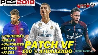 PATCH VF 100 ATUALIZADO  PES 2018 XBOX 360 [upl. by Heida775]