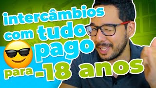 3 INTERCÂMBIOS PARA MENORES DE 18 ANOS COM BOLSA DE ESTUDOS [upl. by Akirdnwahs]