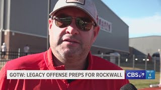 UNDER THE LIGHTS  GAME OF THE WEEK Rockwall vs Tyler Legacy  When the Red Raiders have the ball [upl. by Ierna]