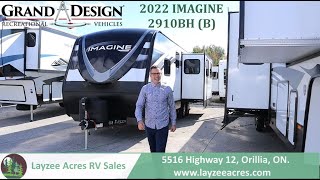 2022 Grand Design Imagine 2910BH B  New Updates  Layzee Acres RV Sales [upl. by Skilken]