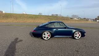 Dutch sunlight on Porsche 993 Carrera 4S X51 38 6speed in Ocean Blue [upl. by Tollman973]