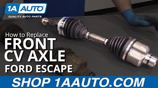 How to Replace Front CV Axle 0112 Ford Escape [upl. by Accalia]