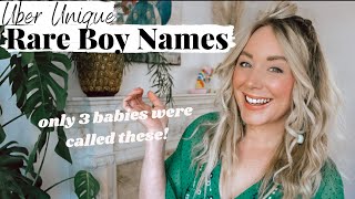 Rare Baby Boy Names for a Truly Unique Choice  amazing names at the bottom of the charts SJ STRUM [upl. by Llenrep566]