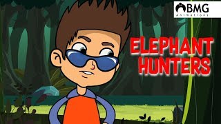 Happy Kid  Elephant Hunters  Episode 98  Kochu TV  Malayalam [upl. by Alleras]