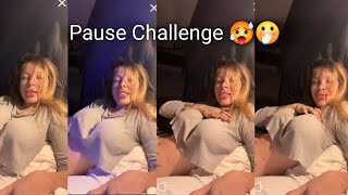 Pause Challenge  hold on a second 🤭😋🥵 funny fails youtubeshorts shorts viral [upl. by Maclean742]