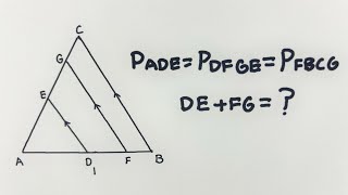 Q356  Math Olympiad  Geometry  2013 AMC 12A Problem 11  Equilateral Triangle  Perimeter [upl. by Constant]