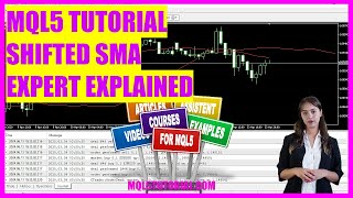 MQL5 TUTORIAL  Shifted SMA Expert explained in 5 min [upl. by Cross]