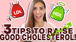 How to Raise HDL Cholesterol NATURALLY 3 EASY STEPS [upl. by Halilak]