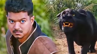 विजय ने कैसे काला चीता को अकेले ही मार गिराया Vijay Vs Black Panther  Zabardast Scene  Puli Film [upl. by Ynattir]