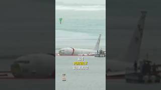 Navy spy plane overshoots runway in Hawaii ends up in bay shorts [upl. by Fugazy]