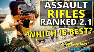 All Assault Rifles Ranked Worst to Best in Cyberpunk 2077 21 [upl. by Airun288]