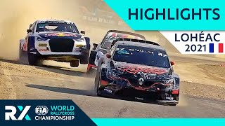 World RX Qualifying Highlights  World RX of Lohéac 2021 Q1 Q2 Day 1  Rallycross France 2021 [upl. by Zetroc]