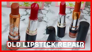 Satisfying Repair  Repairing old lipstick diy repairing satisfying [upl. by Dolf201]