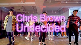 Undecided  Chris Brown ON TOPLINE Choreography [upl. by Orella]