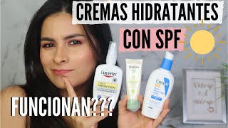 CREMAS HIDRATANTES CON PROTECTOR SOLAR DE FARMACIA  Natural Glam con Erika [upl. by Corkhill]