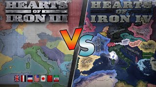 THE WORST HEARTS OF IRON GAME HOI3 VS HOI4 10 WHICH ONE IS BETTER  Hearts of Iron 3 in 2021 [upl. by Newob526]