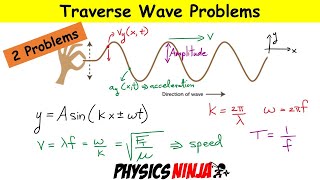 Transverse Waves on a String Problems [upl. by Llig660]