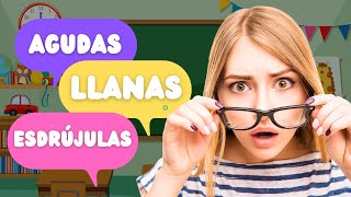 Explicación de Agudas Llanas y Esdrújulas Fácil para Niños de Primaria Tips Esenciales [upl. by Iz]