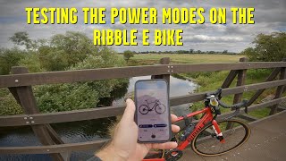 Testing the power modes on the Ribble e bike… [upl. by Annel]