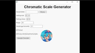 chromatic scale para SonicCoversXD [upl. by Ailhad683]