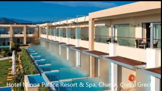 Hotel Minoa Palace Resort amp Spa Statiunea Chania Insula Creta Grecia [upl. by Lewse]