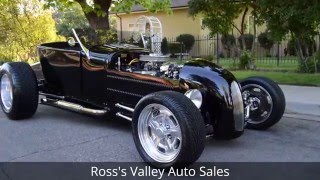 1926 Ford TrackT quotBlack Widowquot Roadster  Rosss Valley Auto Sales  Boise Idaho [upl. by Evante]