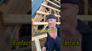 Vertrau mir Zollstocktrick für die Baustelle handwerk tricks shorts tips howto [upl. by Erdnael837]